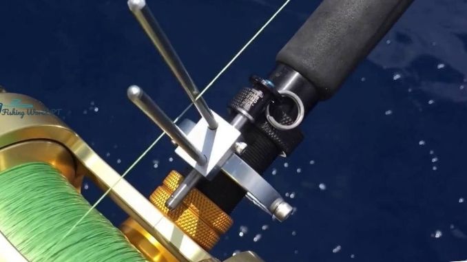 baitcasting reel with a level wind mechanism