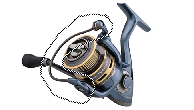 What is a bail on a spinning reel