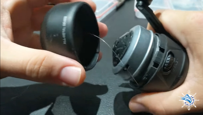 How to put line on a spincast reel