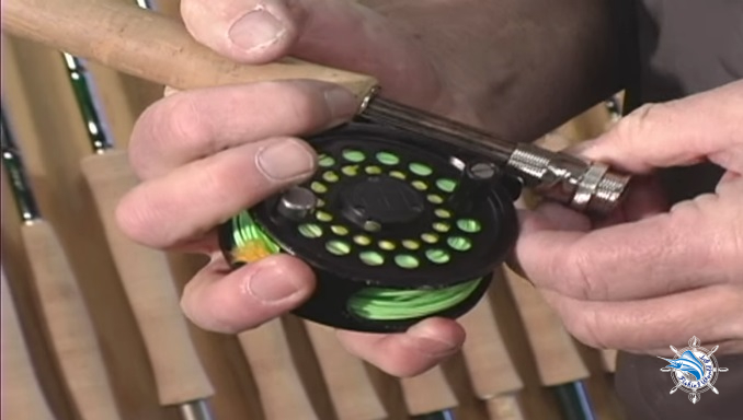 Mounting a fly reel on a rod