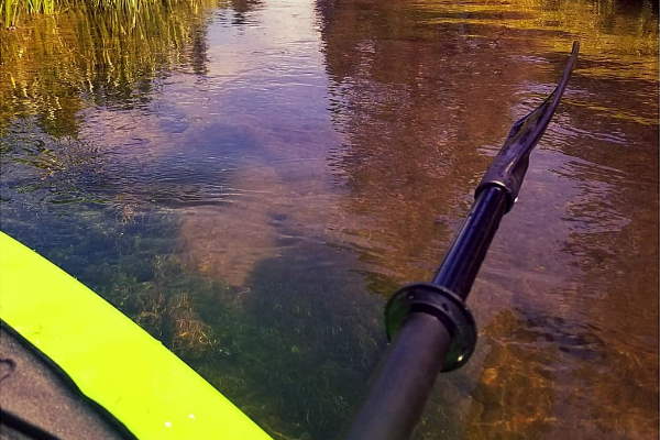 Can you fish with a kayak on a river