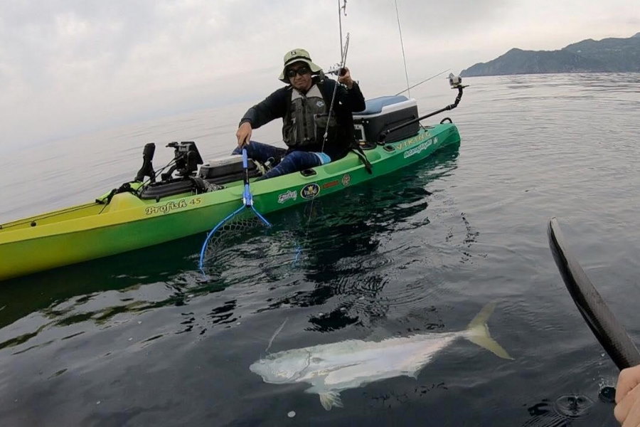 Where do you put fish on a kayak