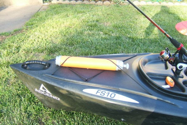 Why are there holes in a fishing kayak