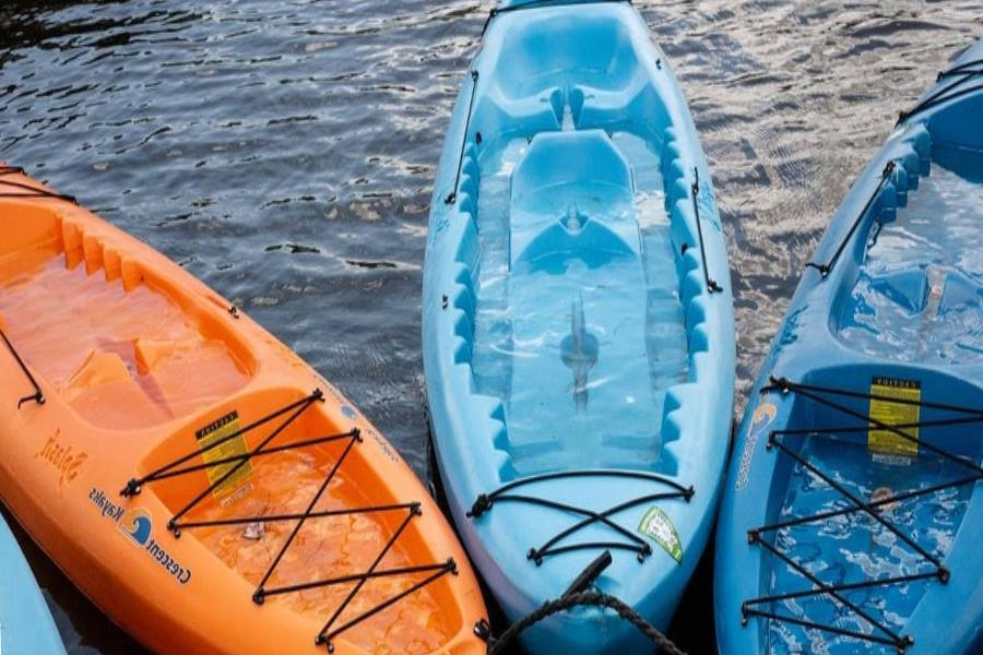 Why do fishing kayaks have holes