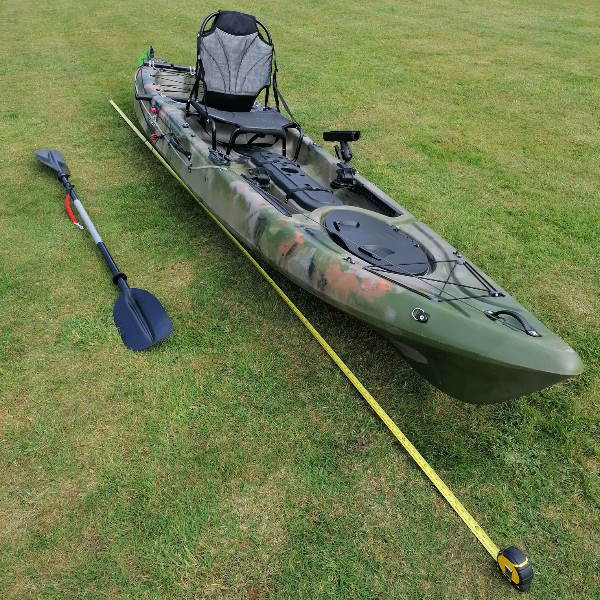 How large are fishing kayaks