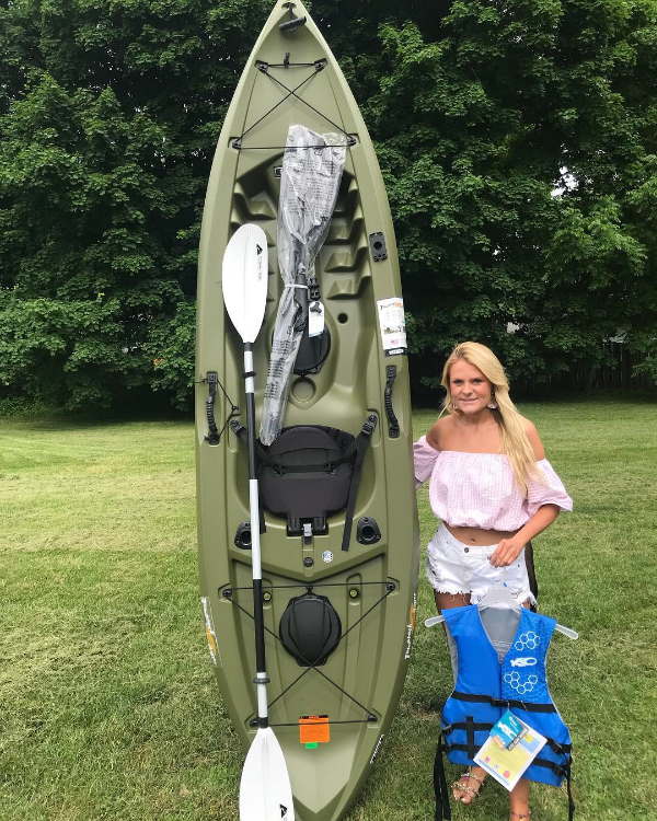 how large is a fishing kayak